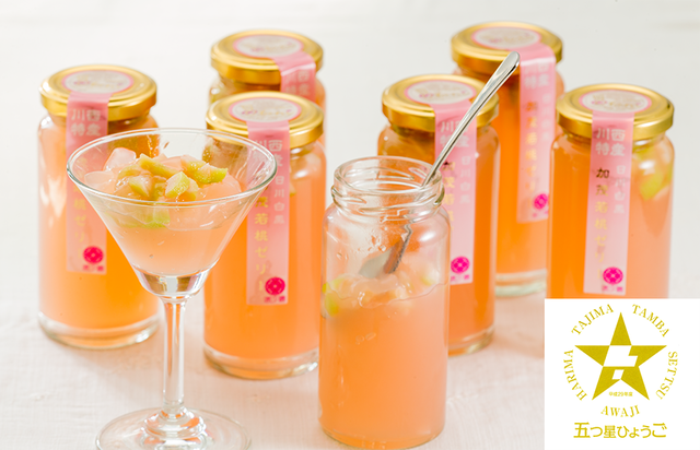 加茂若桃ゼリー